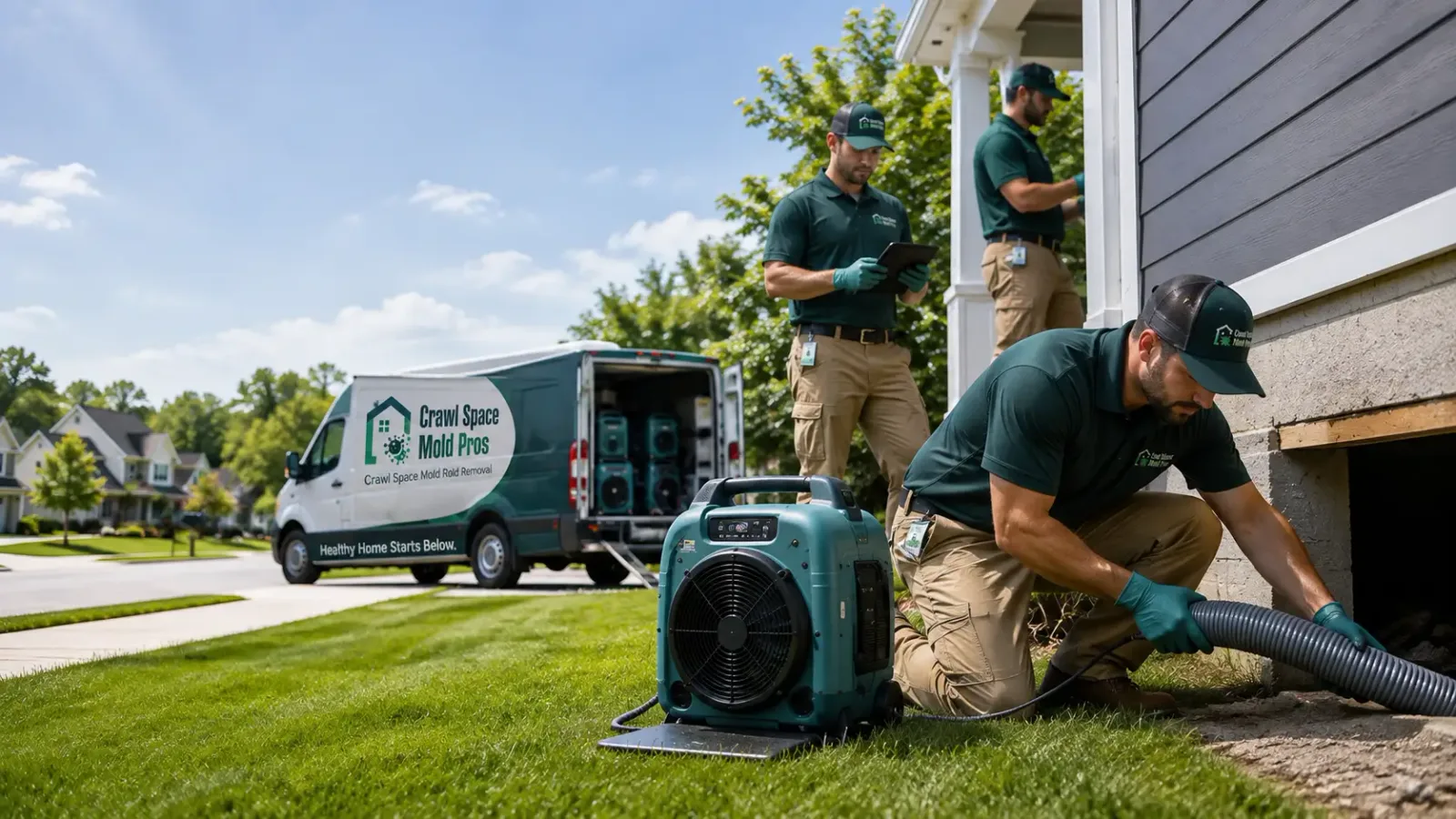 Crawl Space Mold Removal in Temple, PA